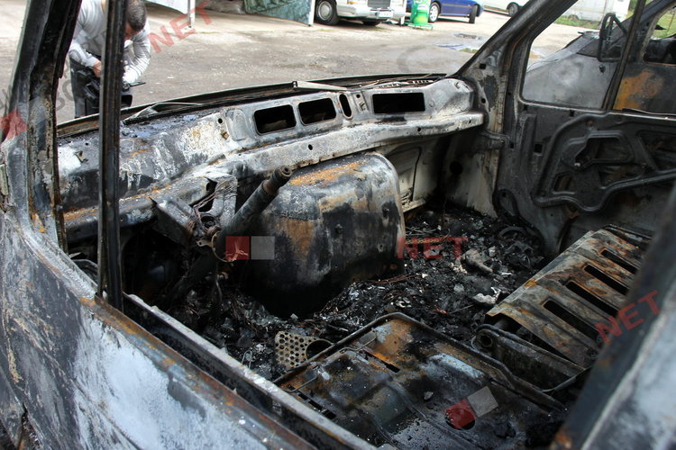 Изгорели бусове на паркинг в Димитровград