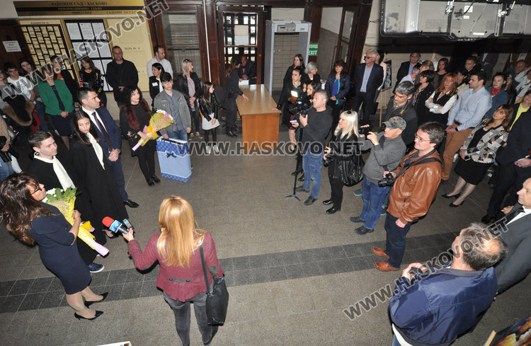 Нови председатели в хасковския съд днес, откриха изложба в подкрепа на Дани