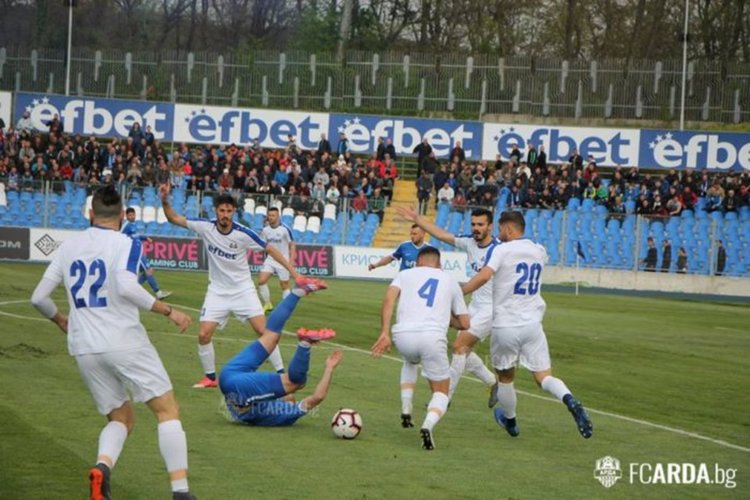 "Арда" победи категорично "Монтана", отново е в тройката