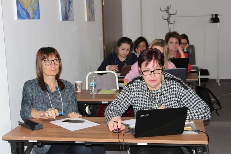 Преподаватели от Електрониката на  Международна професионална квалификация за учители