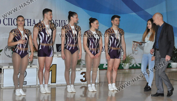 Хасково приветства шестима свои състезатели в Националния отбор по спортна аеробика