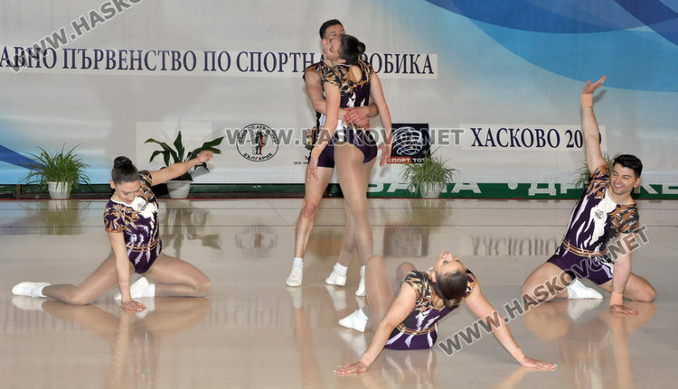 Хасково приветства шестима свои състезатели в Националния отбор по спортна аеробика