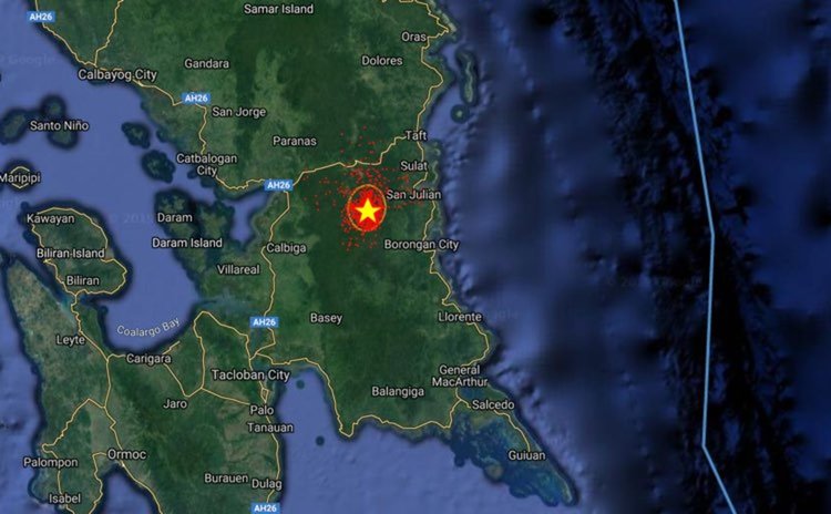 Силен трус на Филипините