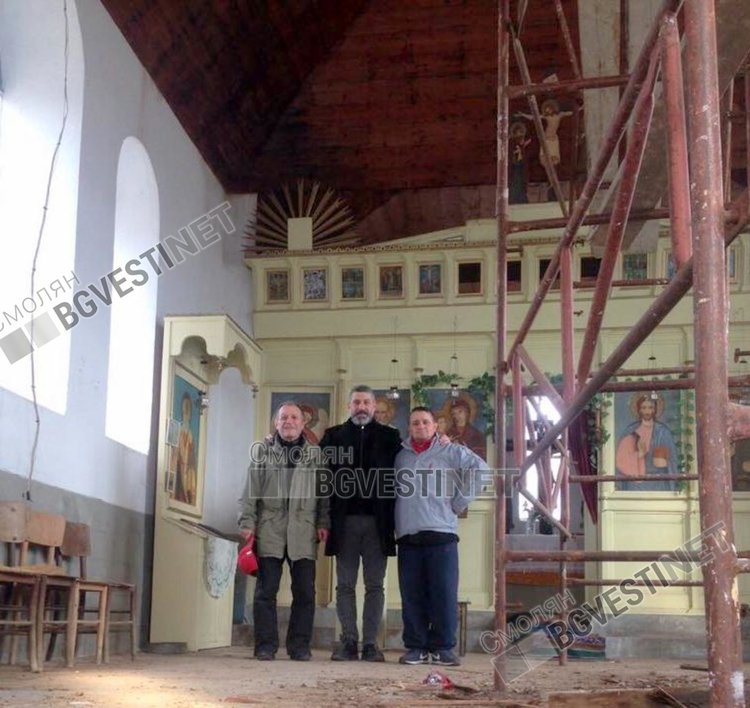 Отец Константин призова вярващите да дарят за довършване на ремонтните дейности