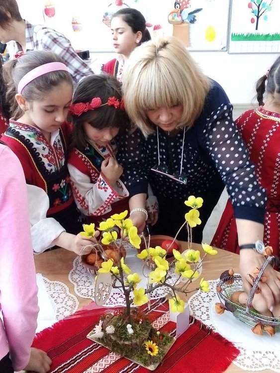 Великденска творческа работилница в ОУ«Св. Св. Кирил и Методий» 