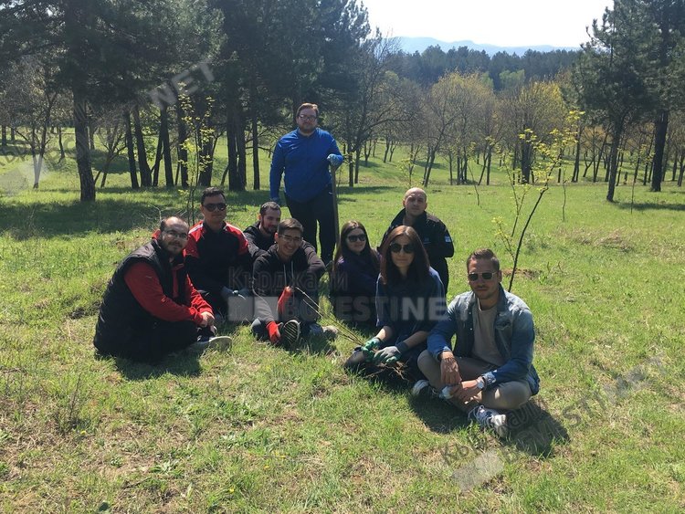 Млади ротарианци възстановяват опожарена местност край Кърджали, засаждат 150 дръвчета