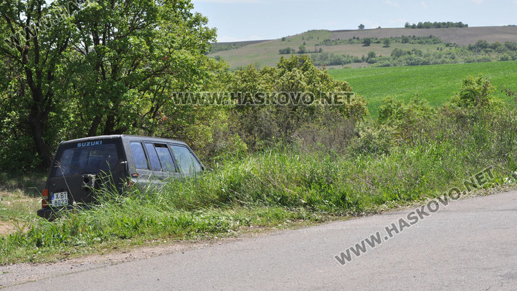 Кола отсече дървета и се обърна по таван край Въгларово