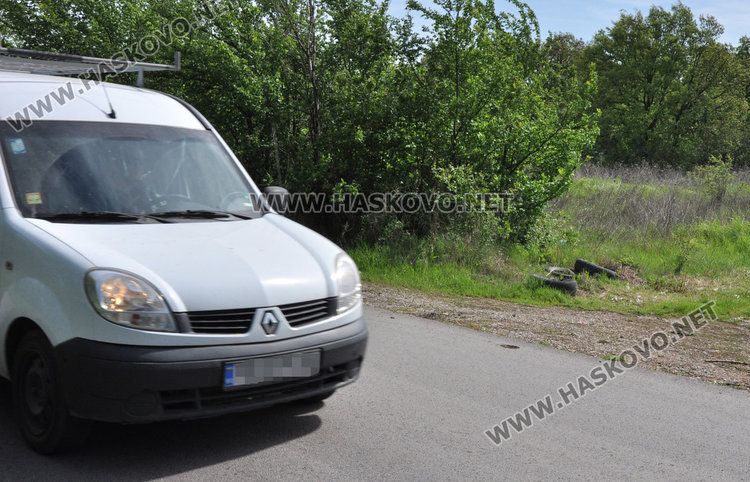 Ново сметище от автомобилни гуми край Хасково
