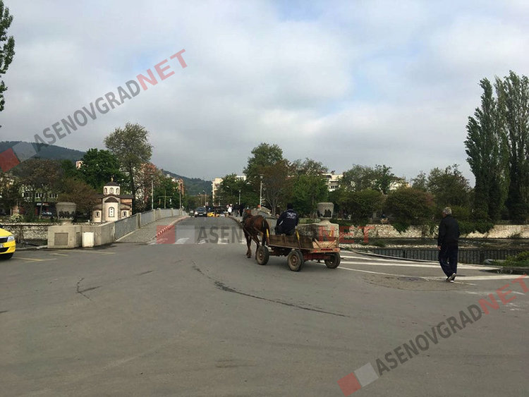 Каруци сноват необезпокоявано из центъра на Асеновград