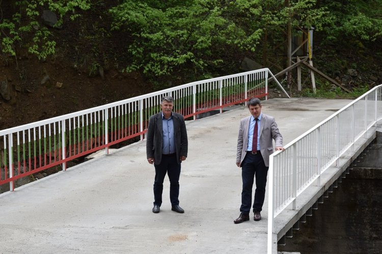 Кметът на Ардино Ресми Мурад инспектира реконструираният мост за Любино и Латинка