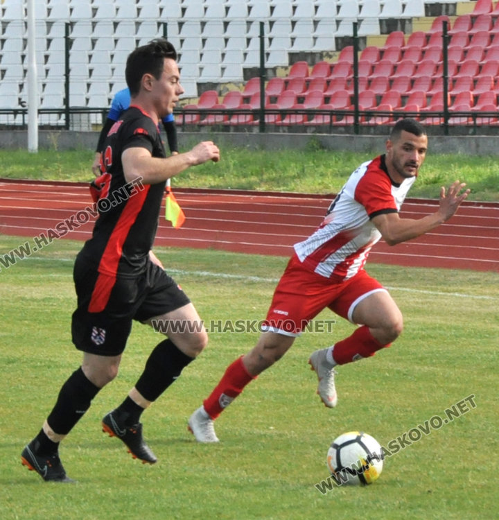 2:0 за ФК „Хасково” срещу „Сокол” на стадиона на „Ямача”