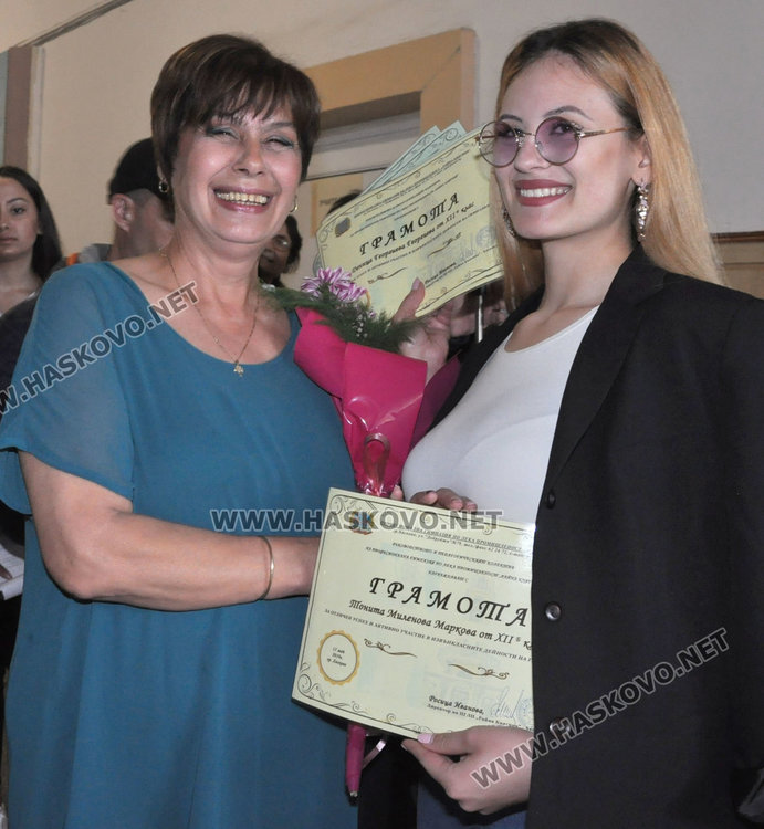 Тонита Маркова първенец на Гимназията по лека промишленост
