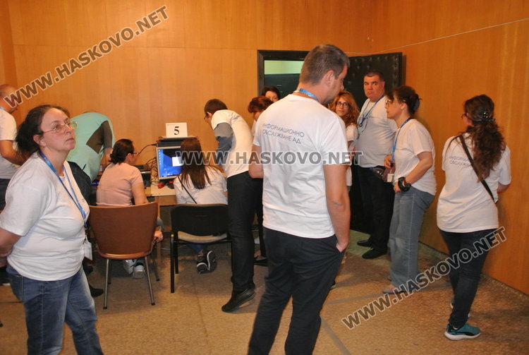  Затвориха секциите за избор на евродепутати в Хасковска област  в 20.44 ч.