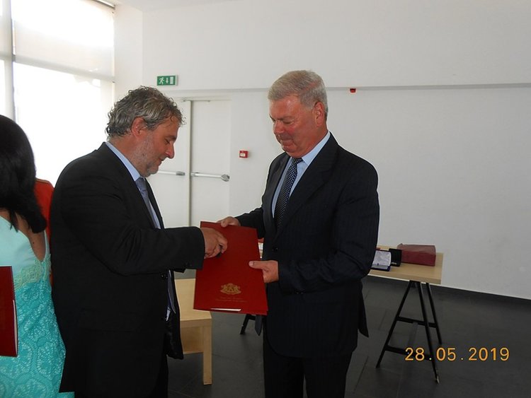 Иван Караславов получи почетен знак от Министерството на културата