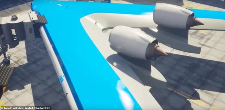 Flying-V лети с 20% по-малко гориво и побира над 300 пътници ... в крилата