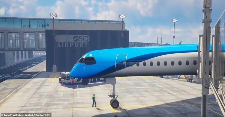 Flying-V лети с 20% по-малко гориво и побира над 300 пътници ... в крилата