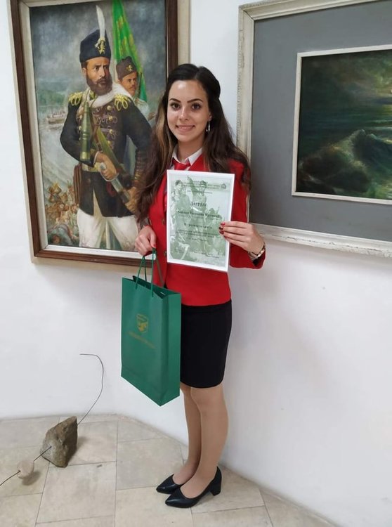 Анелия Крумова с втора награда в Националния литературен конкурс „Живеем в земята на Ботев“