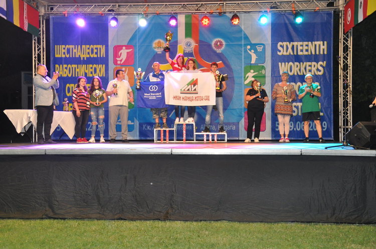 Работнически клуб „Спорт и здраве” Кърджали завоюва четвърто място на спортния фестивал в Албена