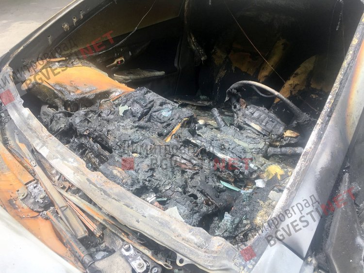 Автомобил горя в Димитровград – подпалвач може да лежи до 8 години в затвора