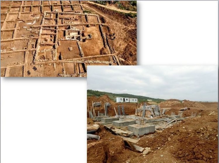 Преди и сега на Скаптопара. Сн.: stroiinfo.com/SkyPoint