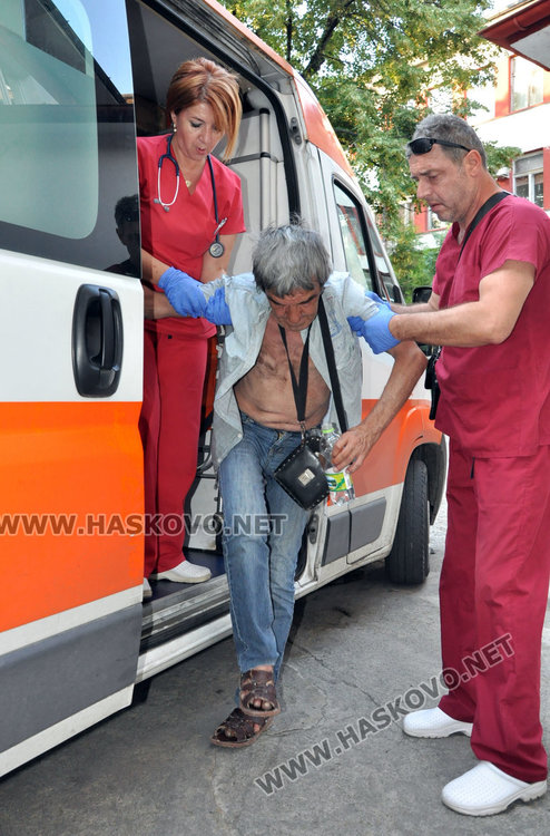 Почерпен вдигна на крак полицаи и медици в Хасково