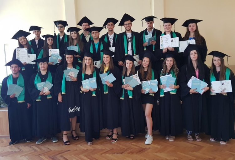 Шейсетият випуск на ПГСС получи дипломите си