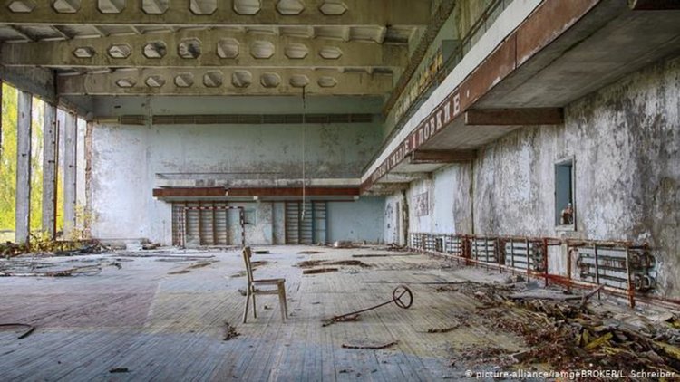 Сграда в Припят 