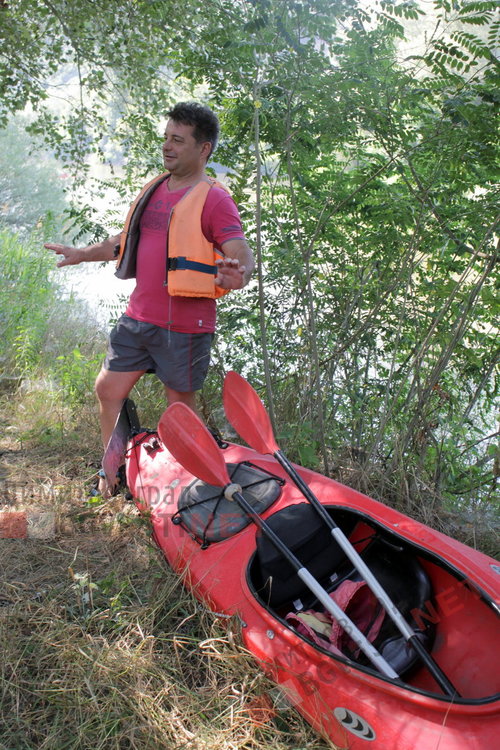 Гребци пътуват  по Марица от Димитровград до Свиленград