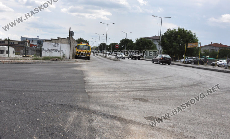 Околовръстното край Хасково отворено, но незавършено