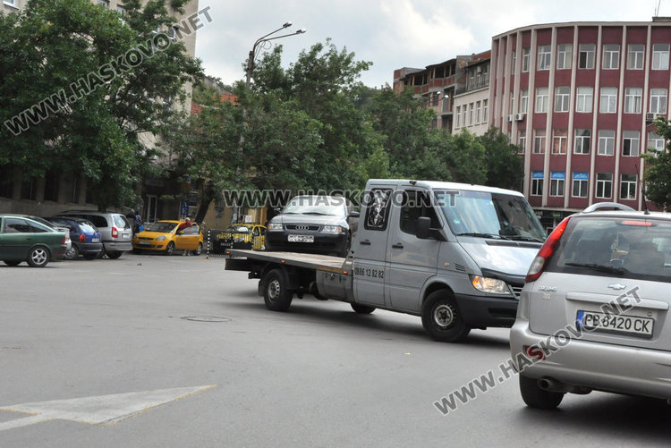 Видински автовоз отпраши в насрещното край реката в Хасково