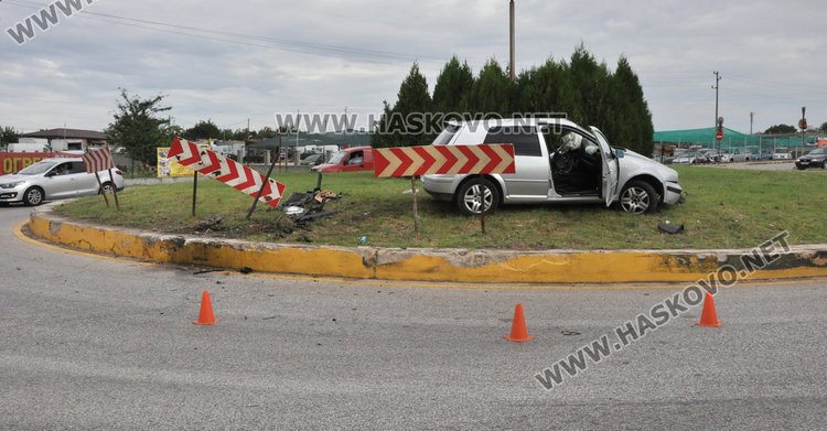 25-годишен с Голф пострада при катастрофа на кръговото на Кърджалийска
