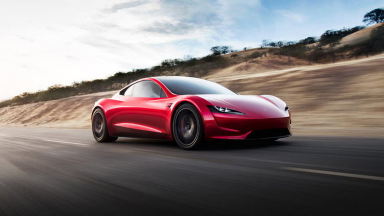 Tesla Roadster ще има реактивни ускорители със сгъстен въздух