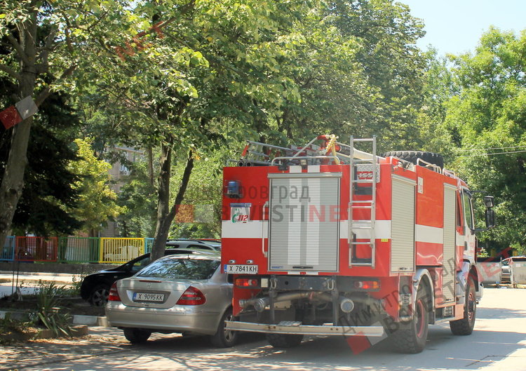 Пожар в апартамент на ул. „Захари Зограф“