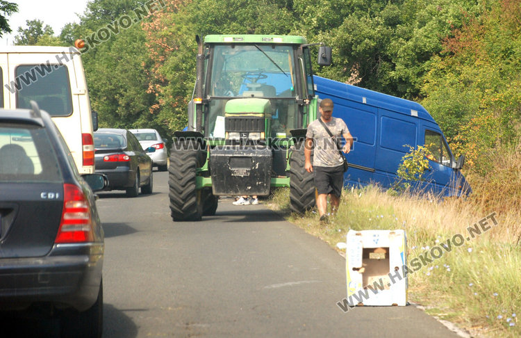 Микробус с дини и пъпеши се катурна в канавка