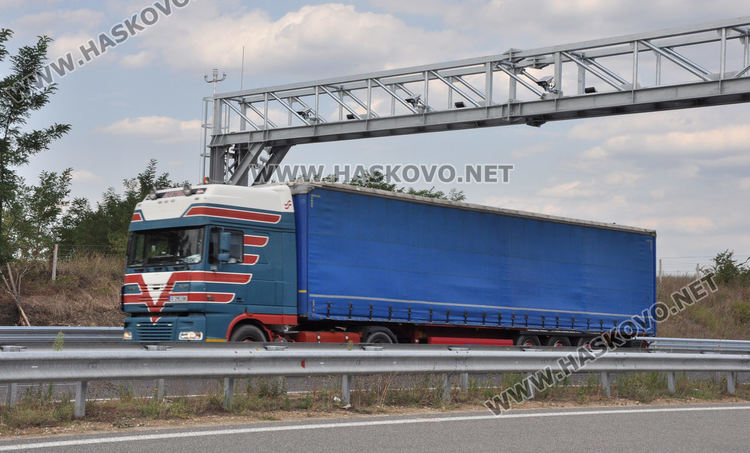 Най-близката контролна локация на тол система от Хасково към Турция и Гърция е до Харманли