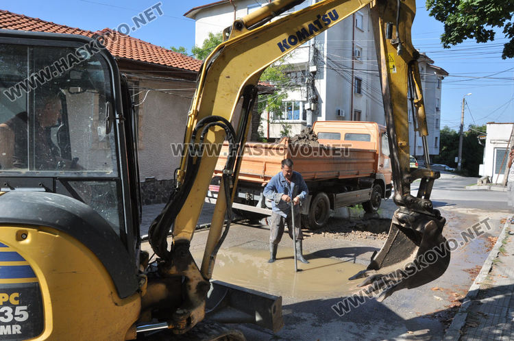 Част от Хасково без вода заради ВиК авария