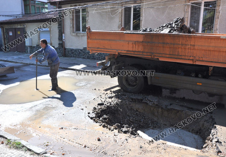 Част от Хасково без вода заради ВиК авария