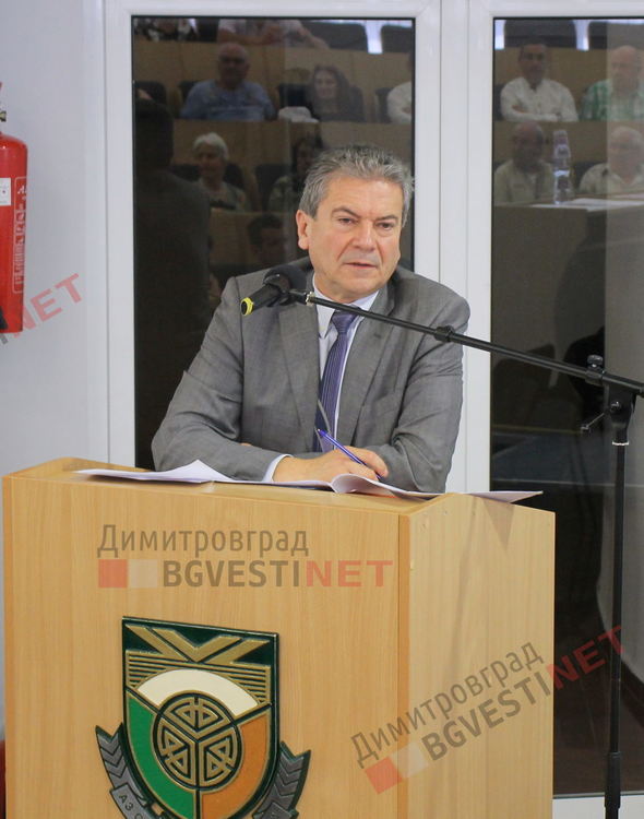 Димитър Перов бивш председател на местната структура и бивш кандидат на левицата в Димитровград