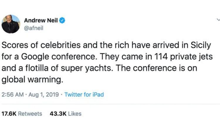 Изменението на климата и неговите лицемери