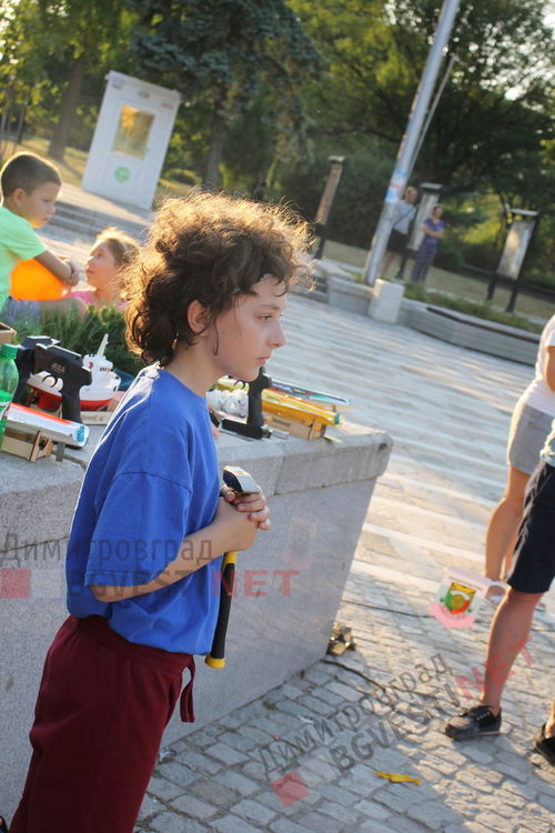 Моторници плуваха в центъра на Димитровград