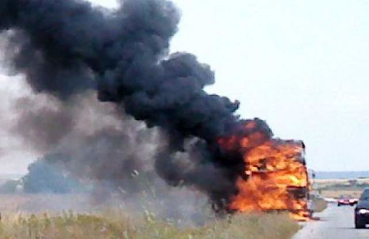 Горящ тир затвори АМ „Марица” до Харманли