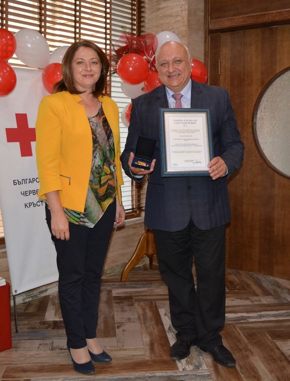 Областната организация на БЧК – Кърджали и нейния директор са удостоени с най-високите отличия на Община Кърджали и НС на БЧК