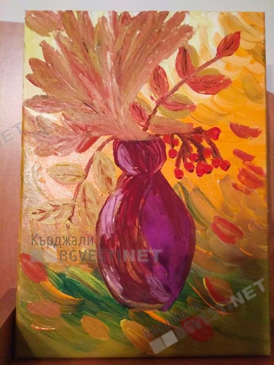 Кърджалийка рисува енергийни картини, дарбата ѝ се отключва след заболяване