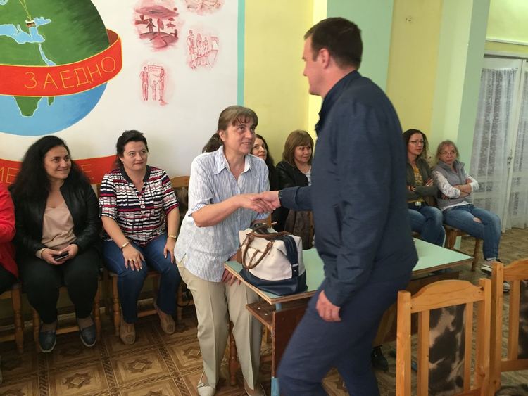 Кандидат- кметът на Хасково Станислав Дечев и кандидати за съветници от листата на ГЕРБ представиха идеите си за развитие на Обединените ученически общежития