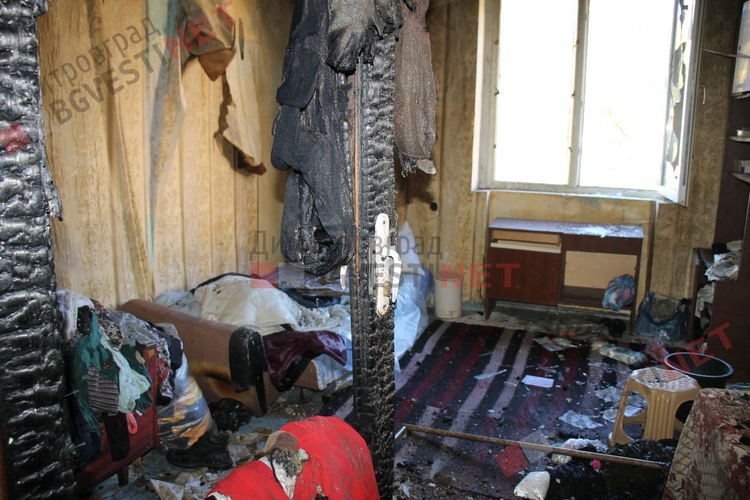 Пожар избухна в общежитие за социално слаби в Димитровград