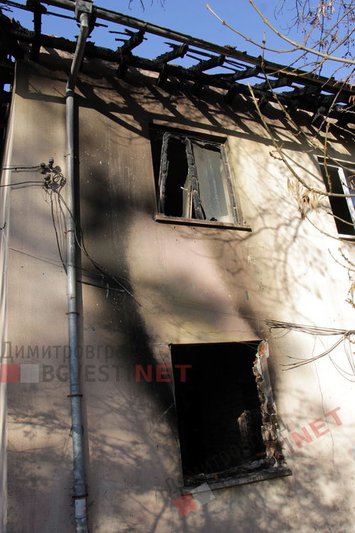 Пожар избухна в общежитие за социално слаби в Димитровград