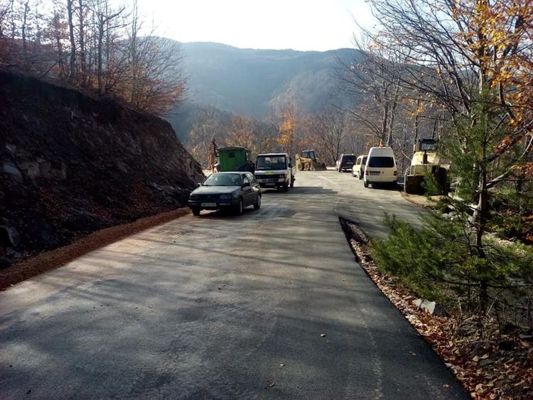 Пътят Загражден-Белица е готов в рамките на община Баните