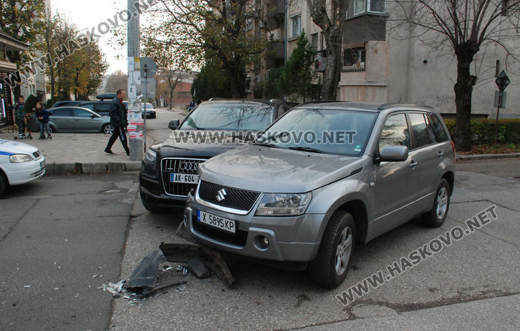 Чужденец с Ауди Q7 засече хасковско Сузуки на „Мадара”
