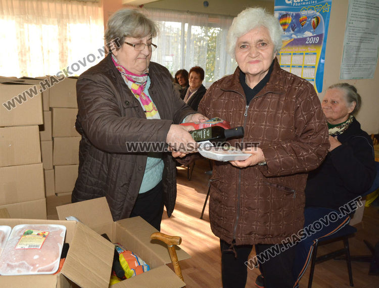 Хранителни помощи за 87 души от хасковския Съюз на диабетиците