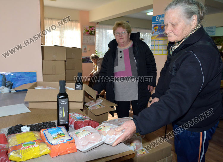 Хранителни помощи за 87 души от хасковския Съюз на диабетиците